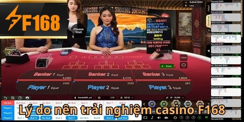 Vì sao bạn nên tham gia casino F168
