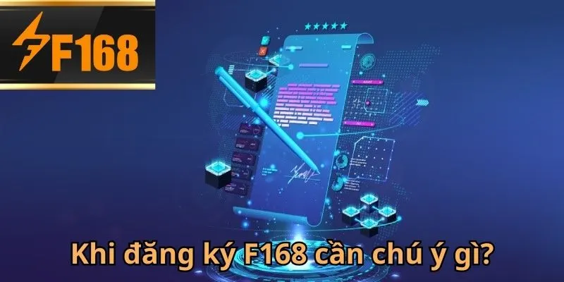 Những điểm quan trọng khi đăng ký F168