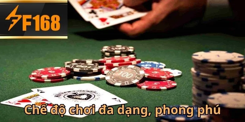 Các ưu điểm chỉ có tại cổng game Ông Trùm Poker F168